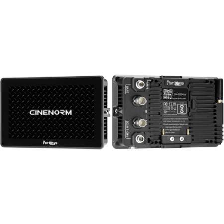Portkeys BM5 IV WR - monitor podglądowy 5,5”, SDI, HDMI, 1920x1080, 3D LUT, 1000:1, 2000nit, dotyk, zdalne sterowanie_Przód i tył monitora_2